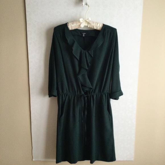 Jacob Dress Casual Drawstring Forest Green Size Med - Picture 1 of 5